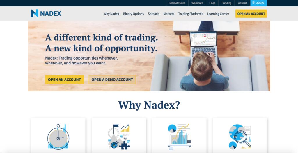 nadex forex broker